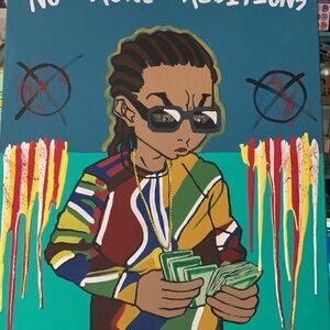 Colorful Street Art Canvas